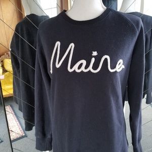 Maine Vacationland Wear Navy Sweatshirt